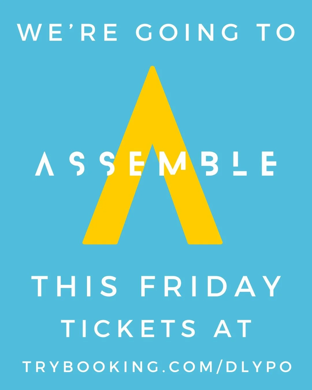 Assemble is this Friday so we'll be meeting at St Jude's in Randwick from 6:30-9pm. Check out @assembleyouth for what Assemble is like!

Please book at trybooking.com/DLYPO

See you there!

#asssembleyouth #youthevent #easternsuburbs