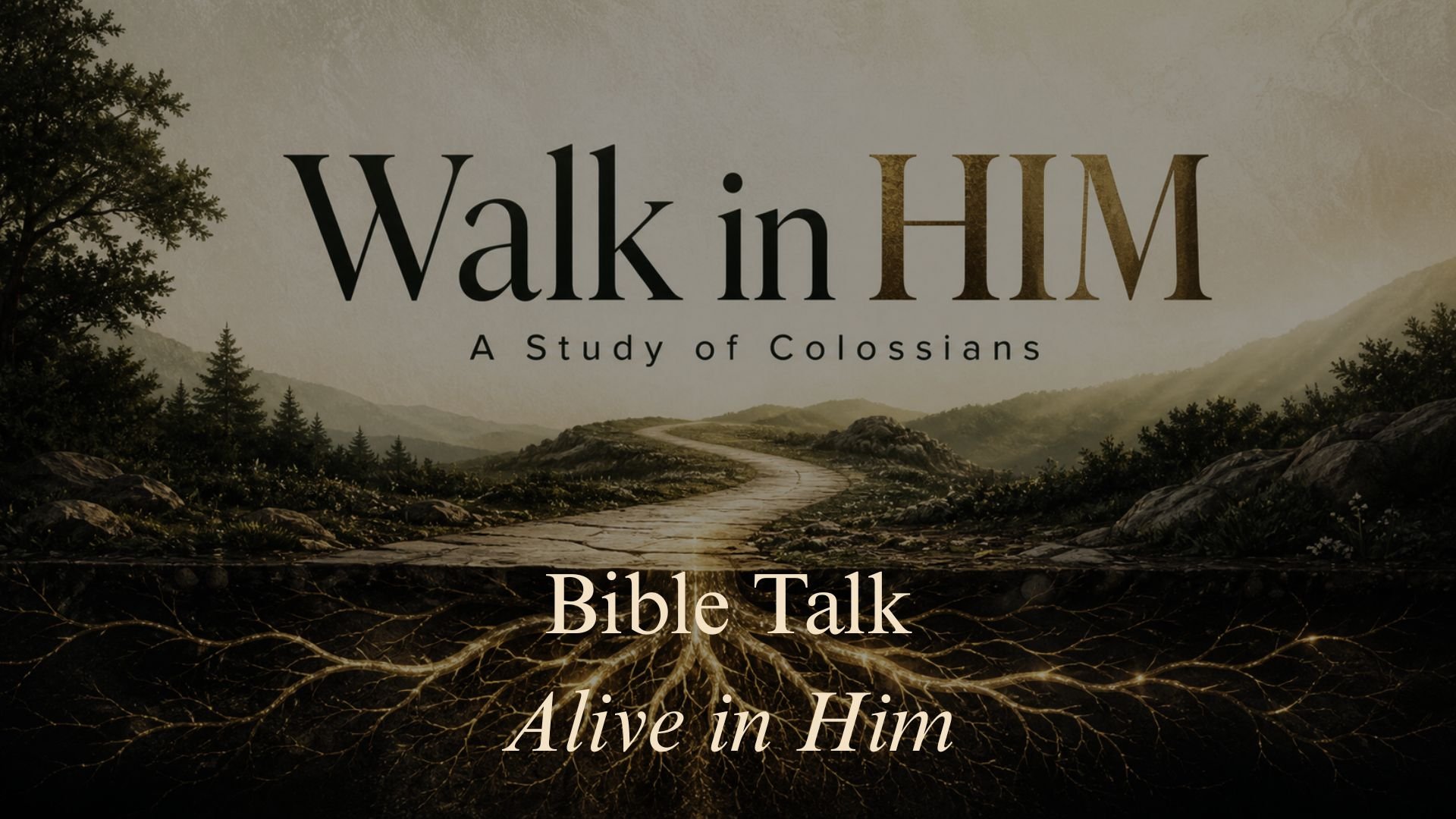 Colossians 2:16-3:17 :: Alive in Him (WSAM Weekend Away Talk 3) 