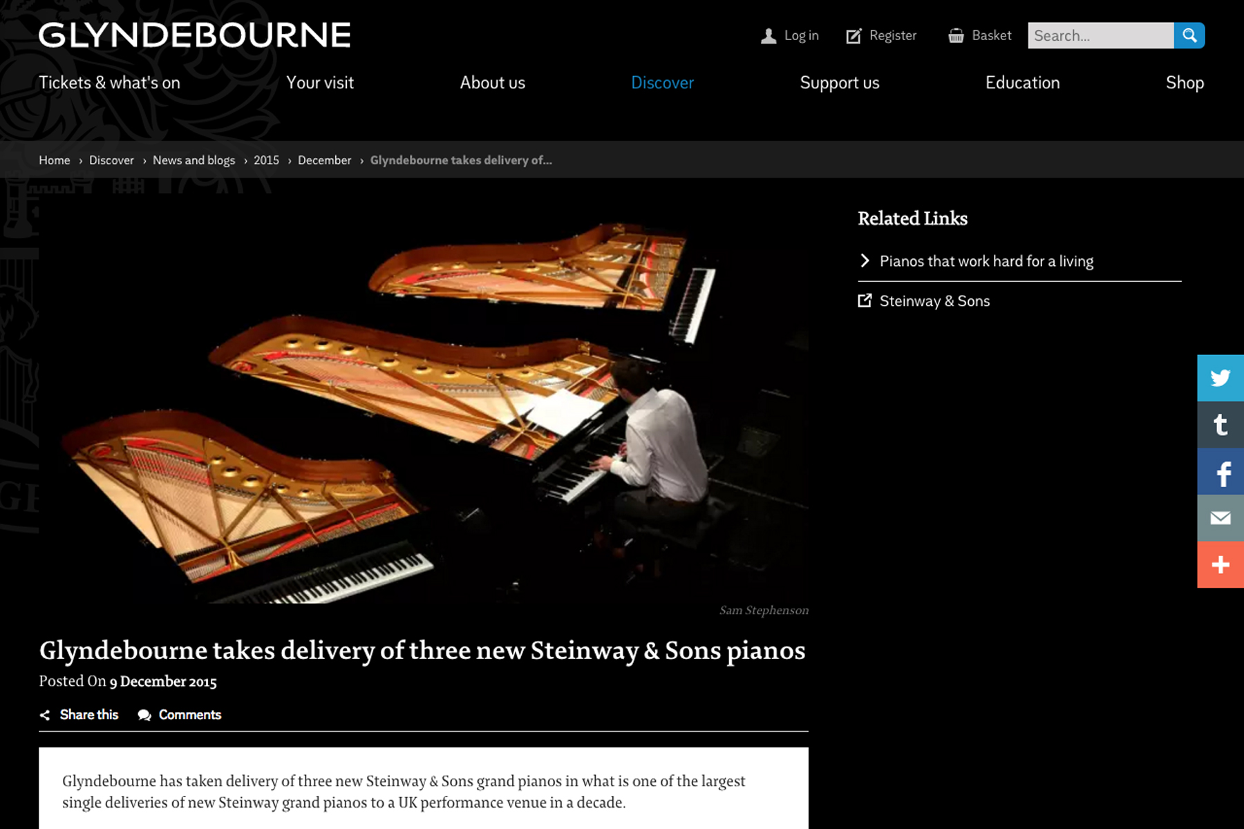 Glyndebourne website.