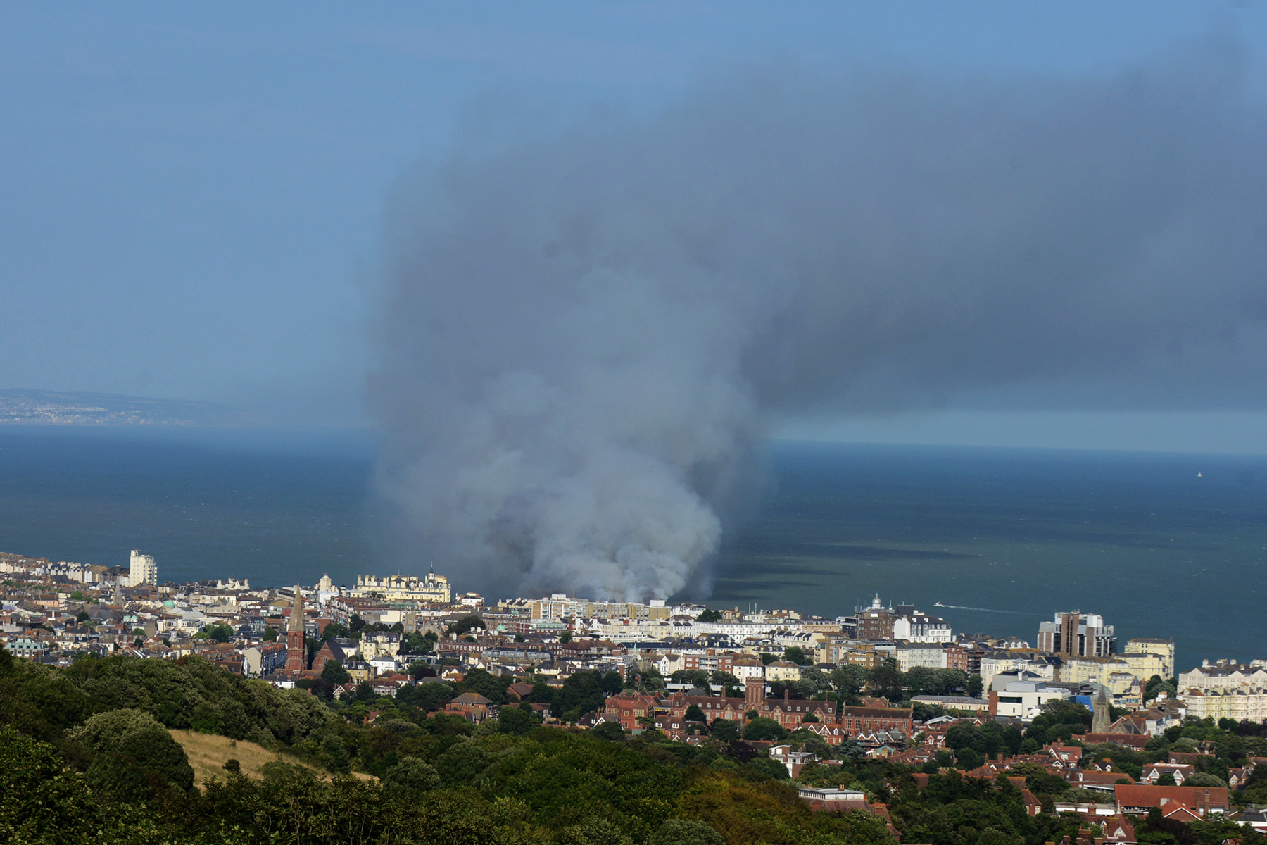 Fire, Eastbourne.