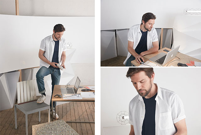 Drew Seskunas, owner of The Principals – Uniqlo