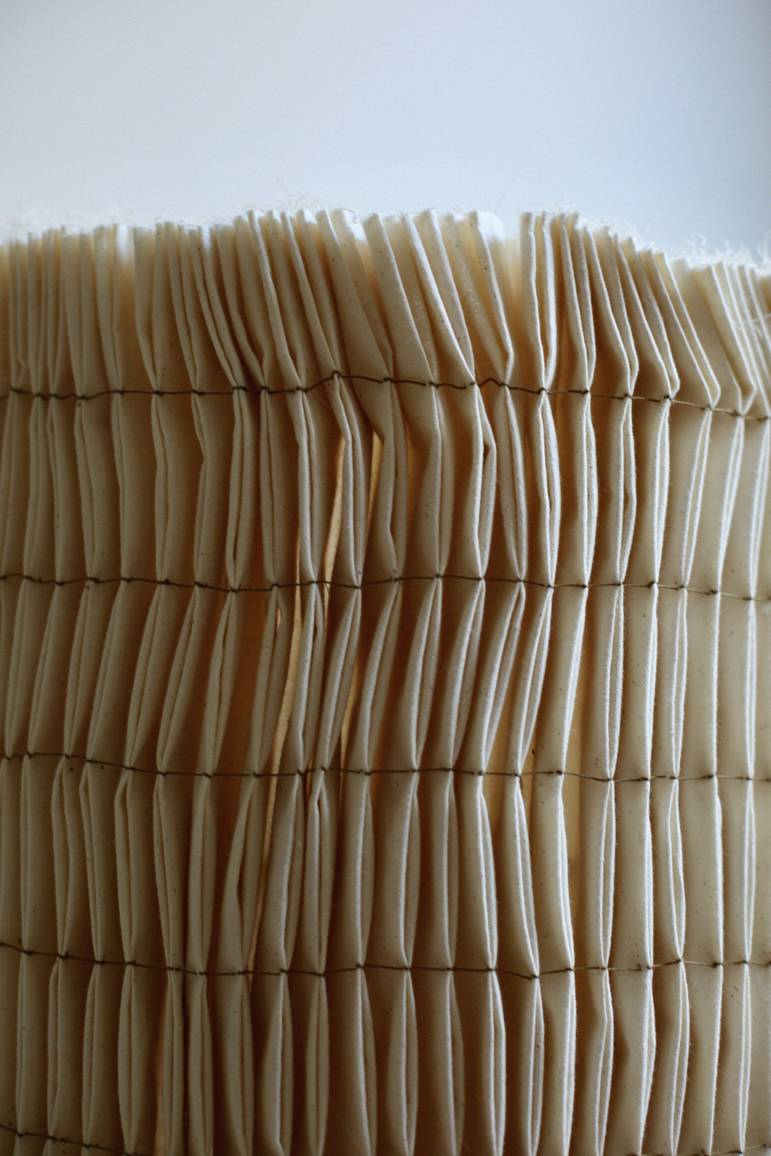 Lamellae Lamp, made in collaboration with Sam Stewart