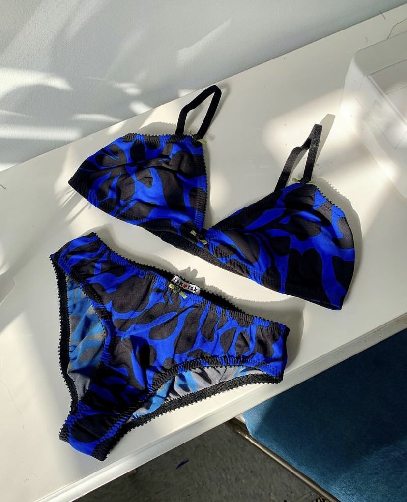 Silk Crepe Lingerie Set