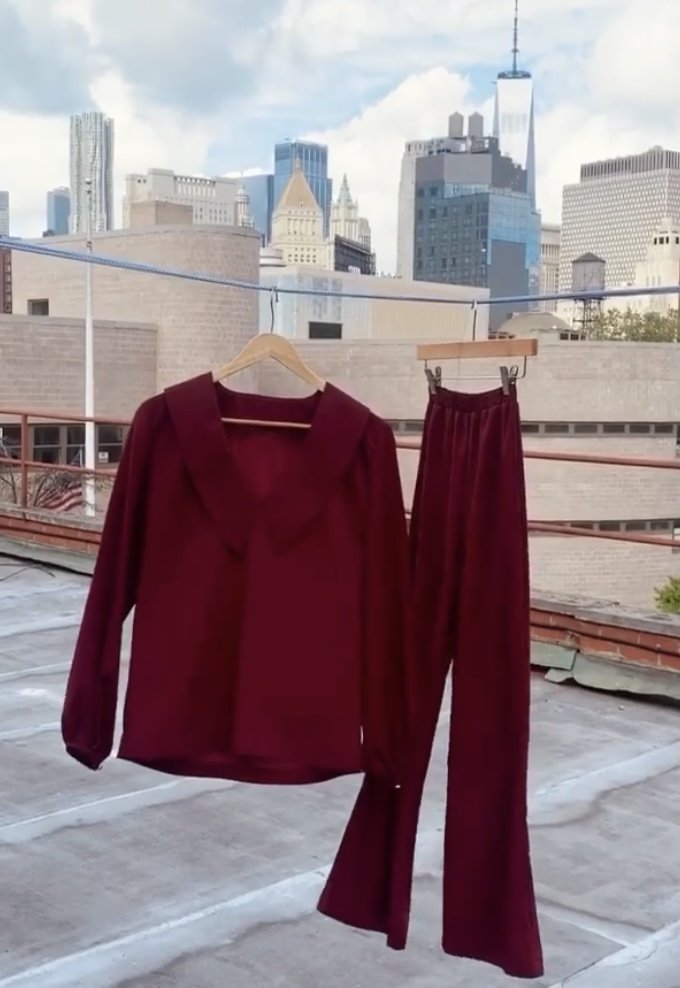Copy of Mia Farrow’s outfit from the chocolate mousse scene in Rosemary’s Baby – for private client