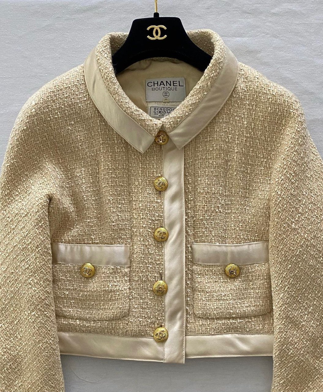 Chanel vintage jacket restoration