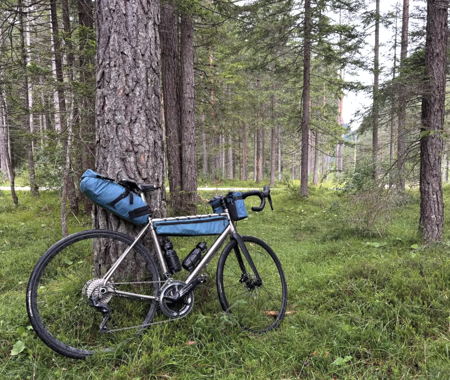 Custom bikepacking bags