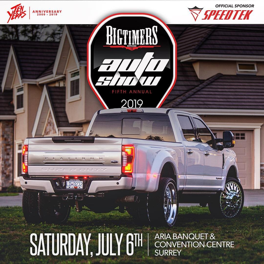 The Fifth Annual Bigtimers CC Annual Auto Show presented by @speedtekwheel is coming up on Saturday, July 6th showcasing the best lowriders, muscle cars, imports, lifted trucks, exotics, motorcycles and much more.

This years show will be held at @ar