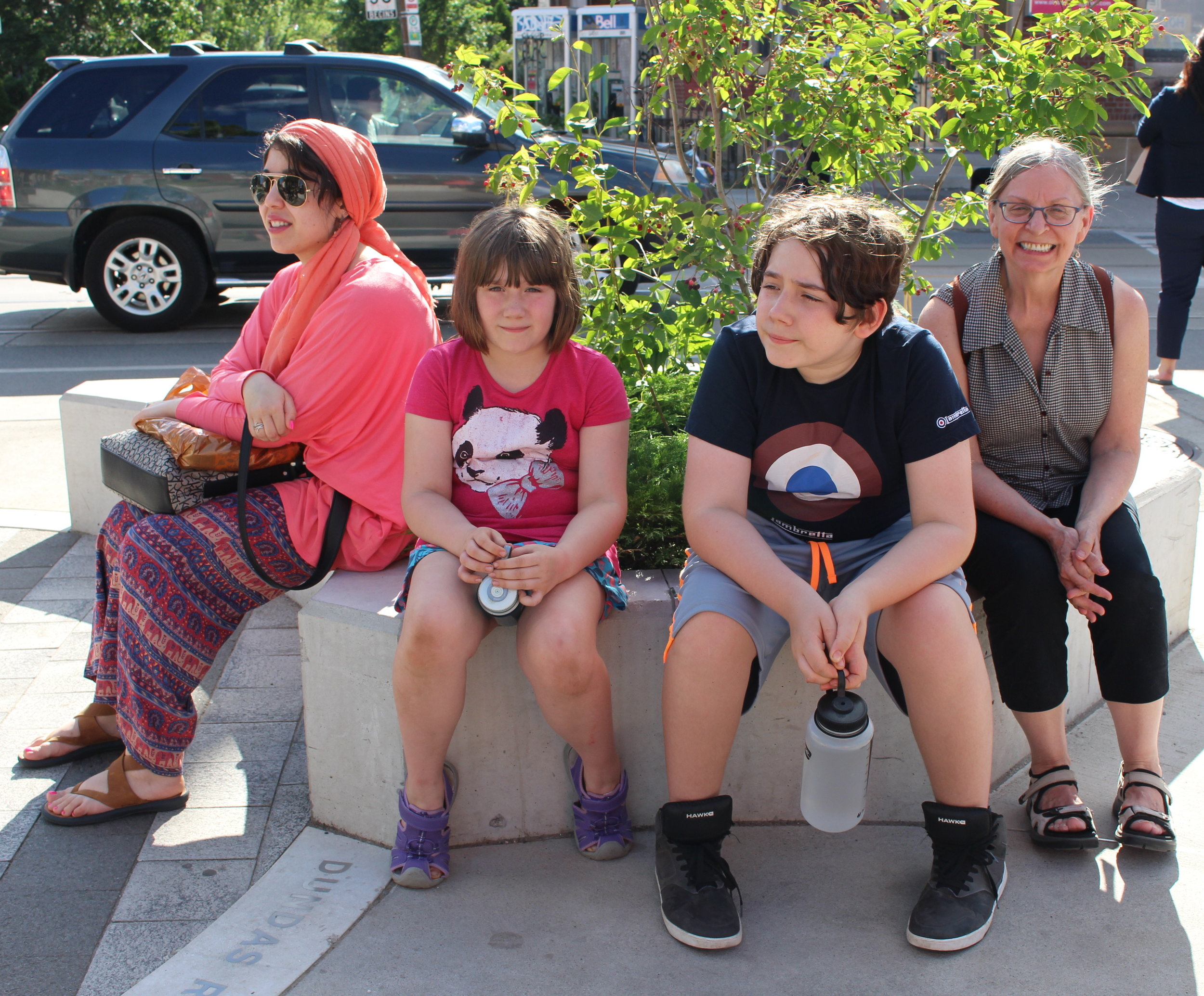 2017 June 21 Yusur, Linda and children.jpg