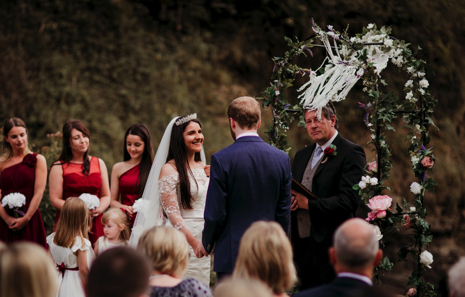 Waterwynch House wedding ceremony