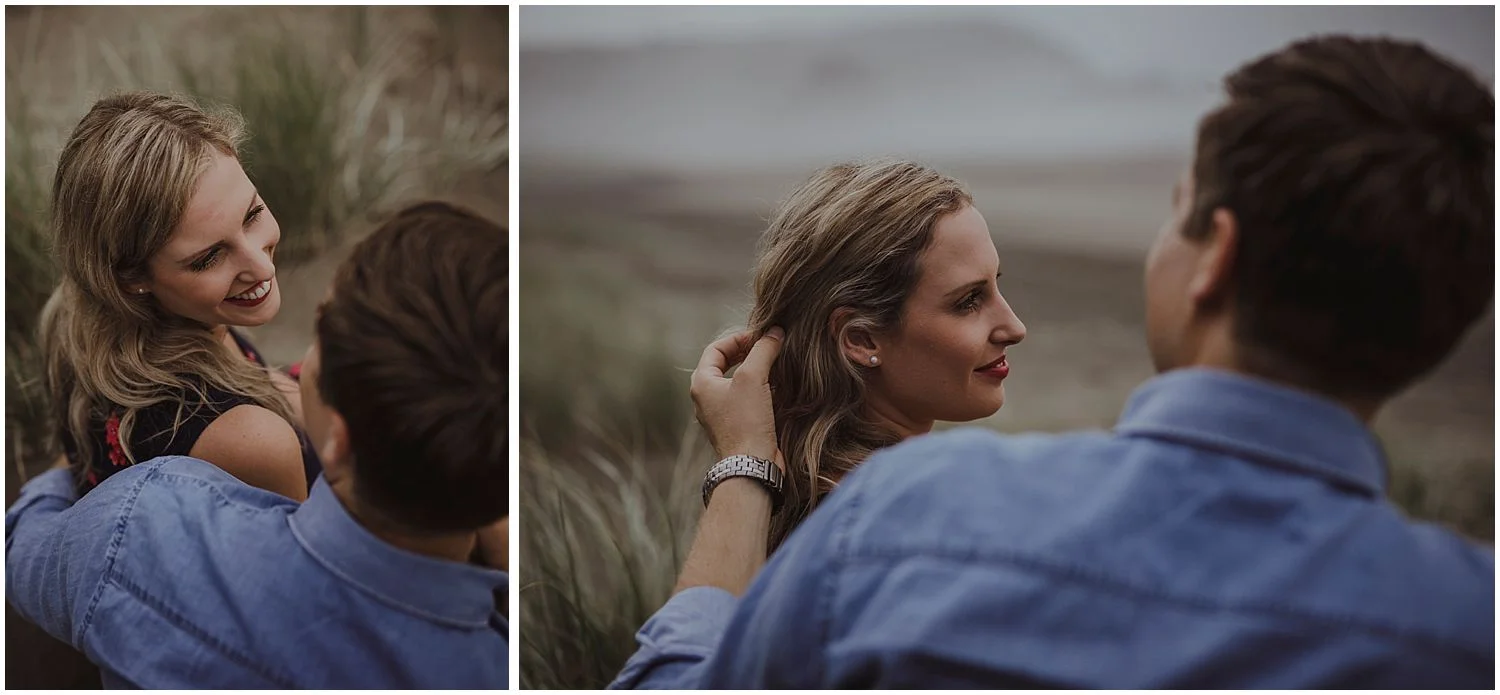 Moody engagement photos