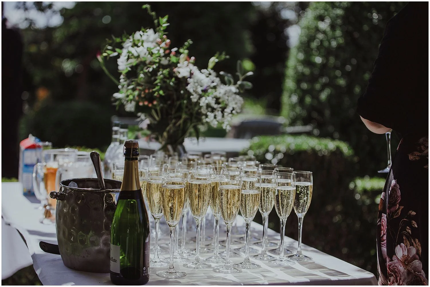 Wedding reception at Smallfield Place