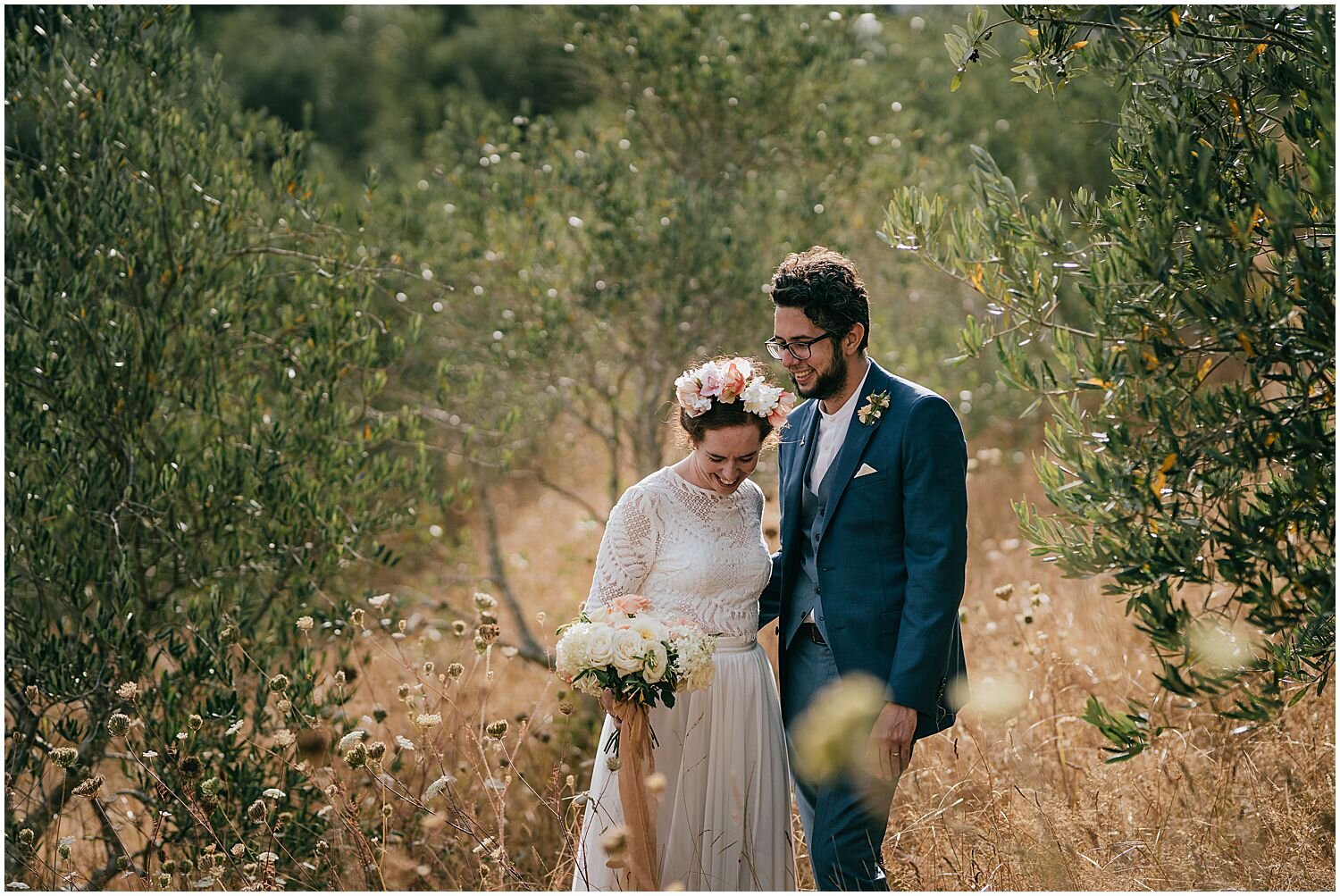 Goldie Vineyard olive grove wedding photo