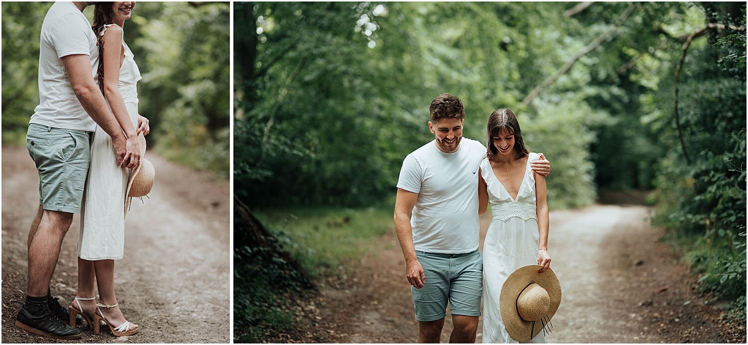 Relaxed engagement shoot UK