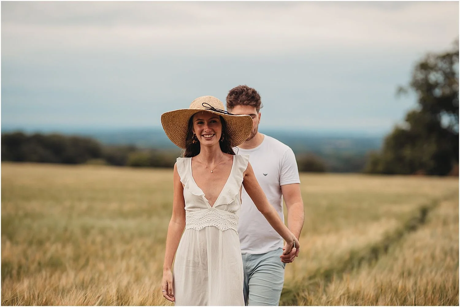 Romantic engagement photo shoot UK