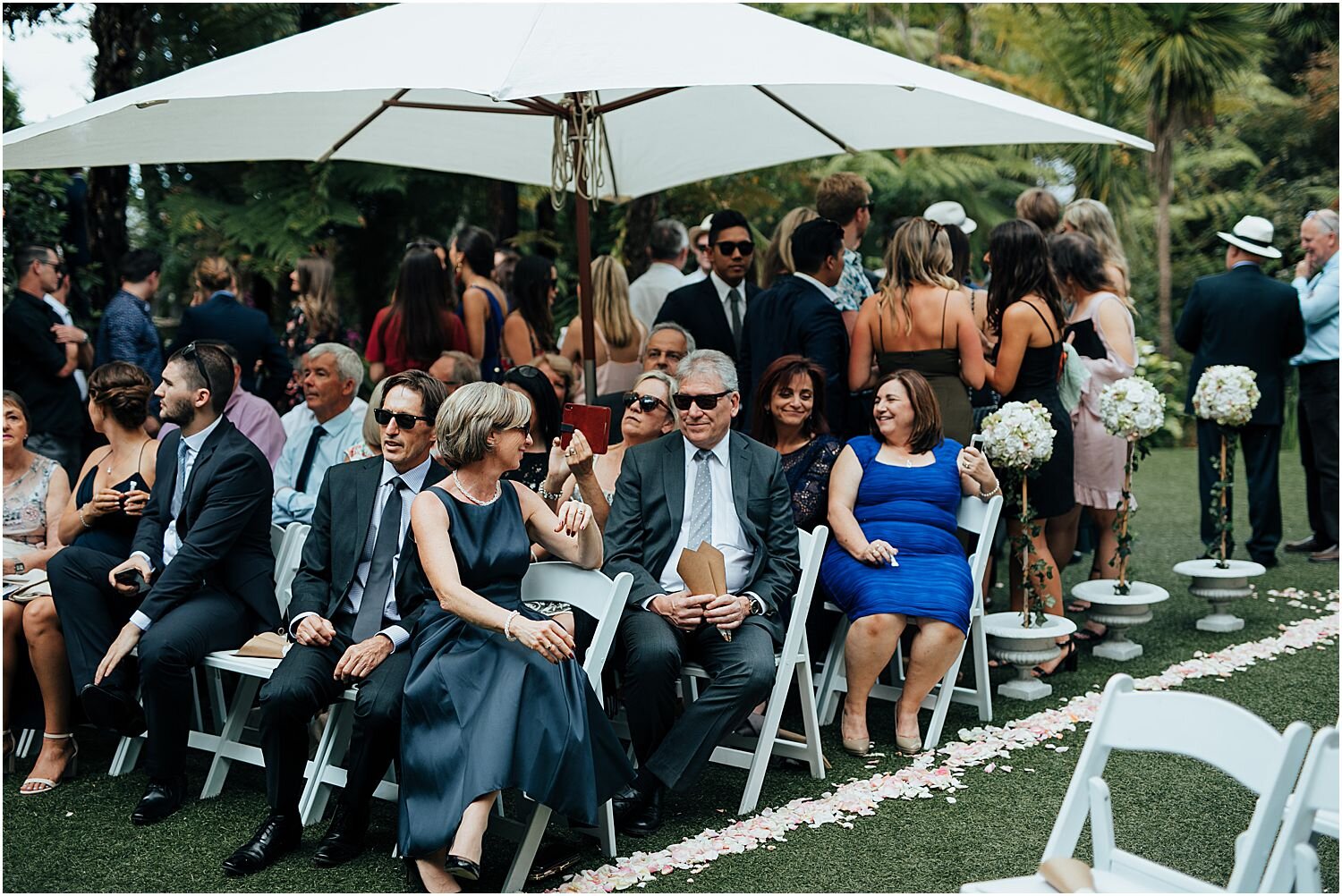 Wedding Ceremony at Tui Hills on Scenic Drive Auckland