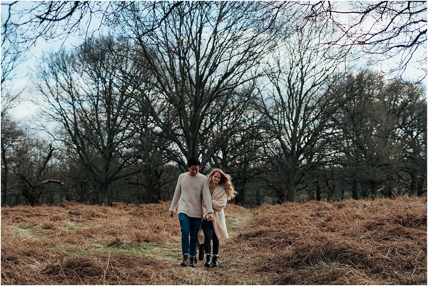 Engagement shoot Richmond Park with dogs_0015.jpg