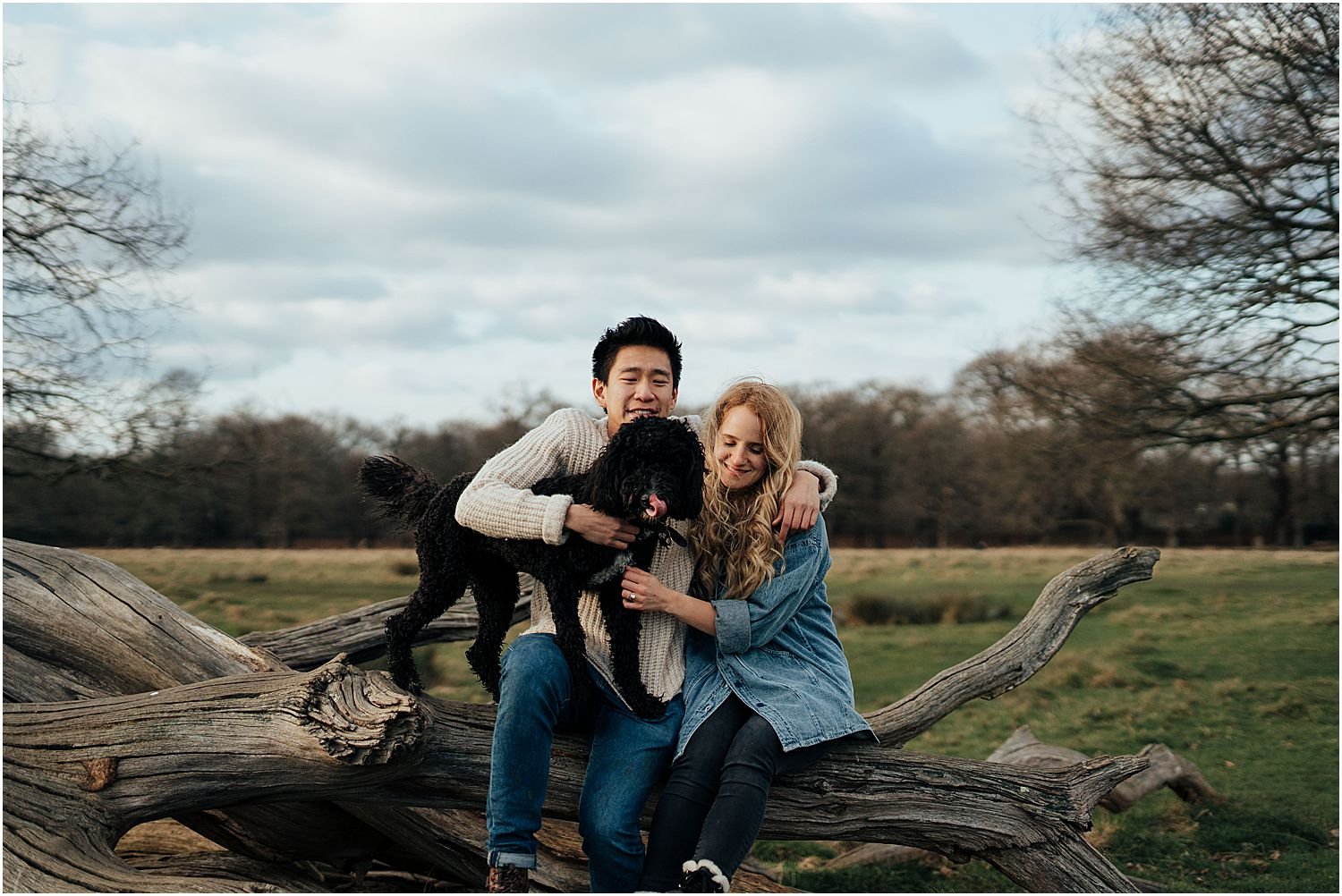 Engagement shoot Richmond Park with dogs_0018.jpg