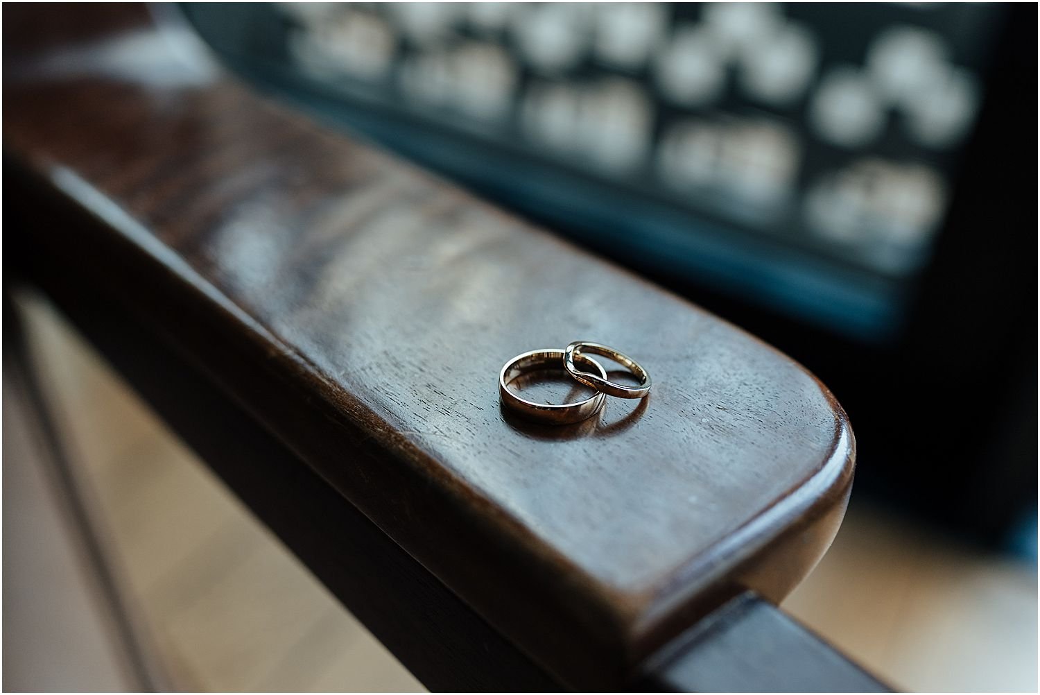 Close up photo of wedding rings