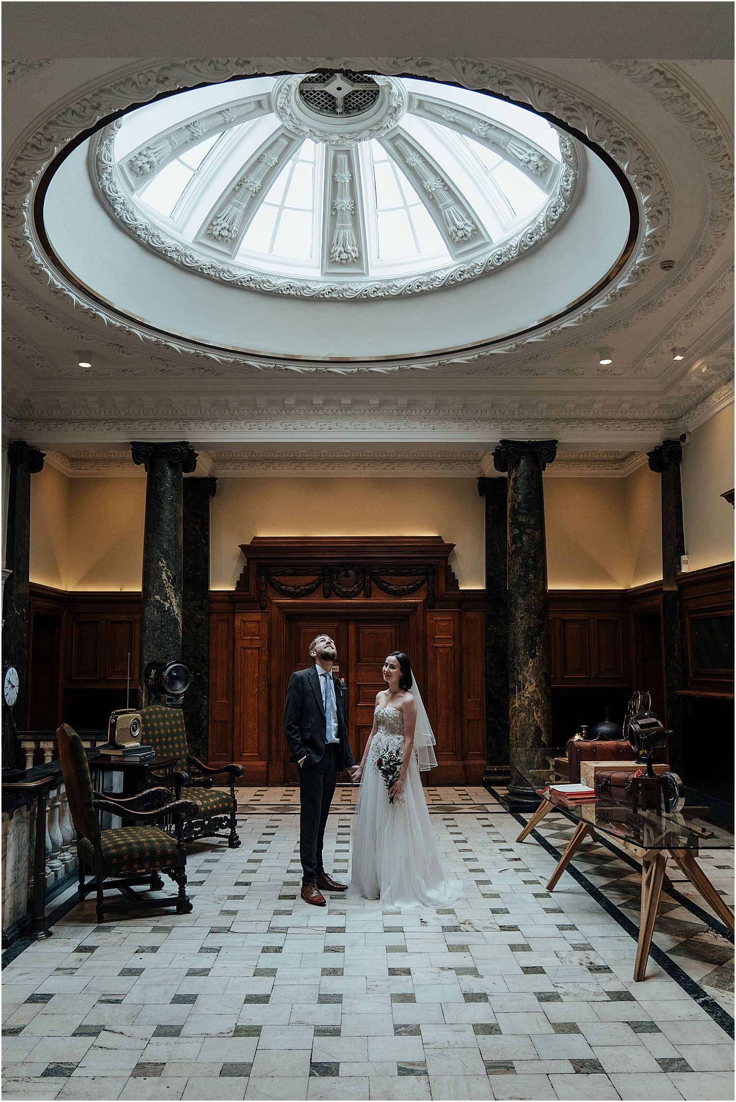 Wedding photo at Bethnal Green Town Hall Hotel