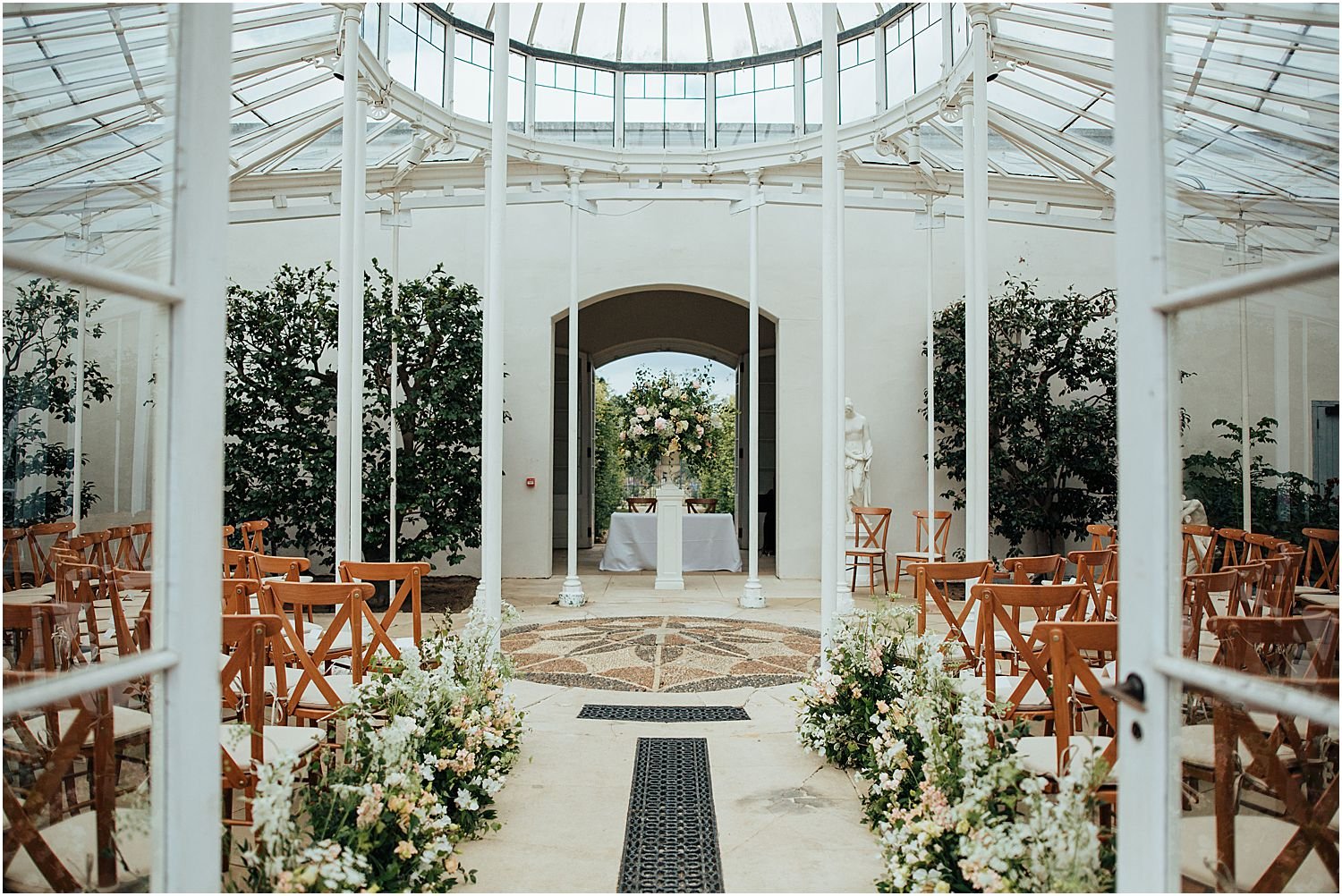 Chiswick House and Gardens Conservatory wedding