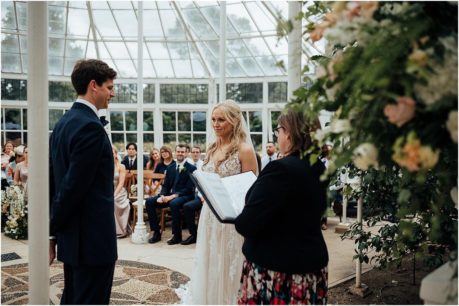 Chiswick House and Gardens wedding ceremony