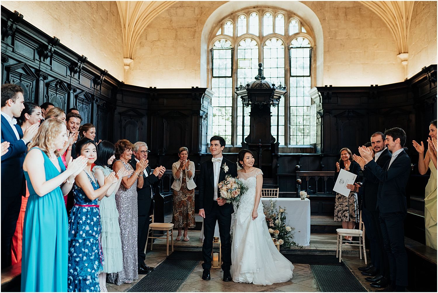 Wedding ceremony at Bodleian Library 