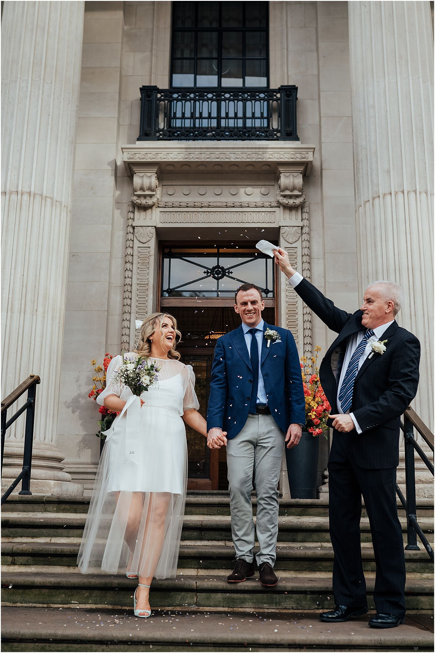 A&R's autumn elopement at Old Marylebone Town Hall London