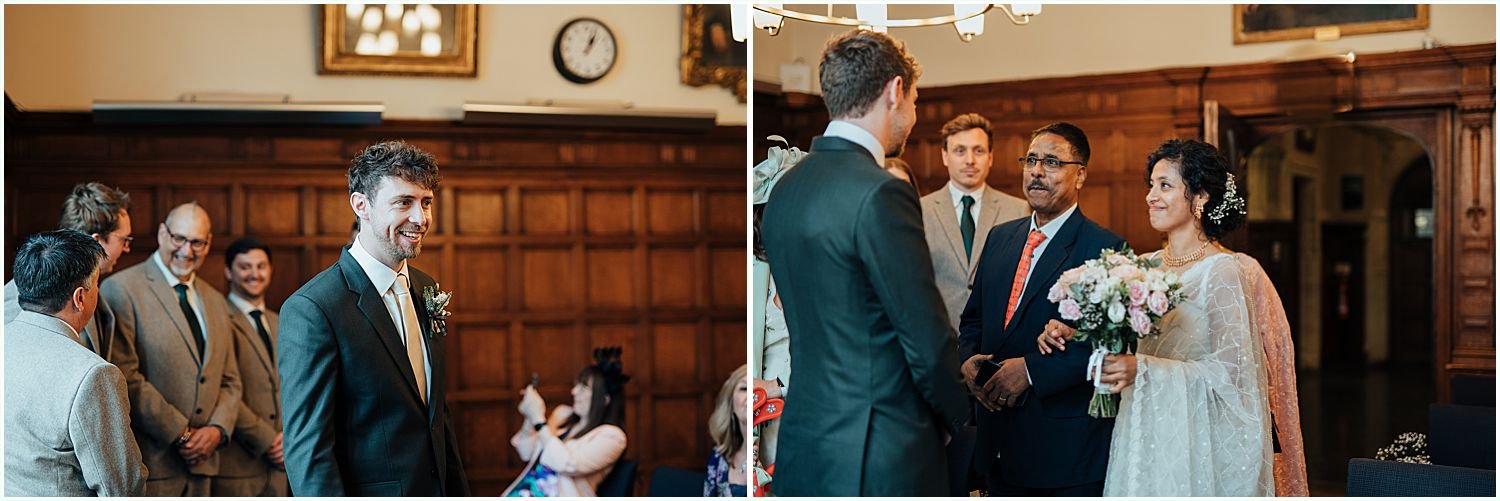 Wedding ceremony in St Aldate's Room, Oxford Town Hall
