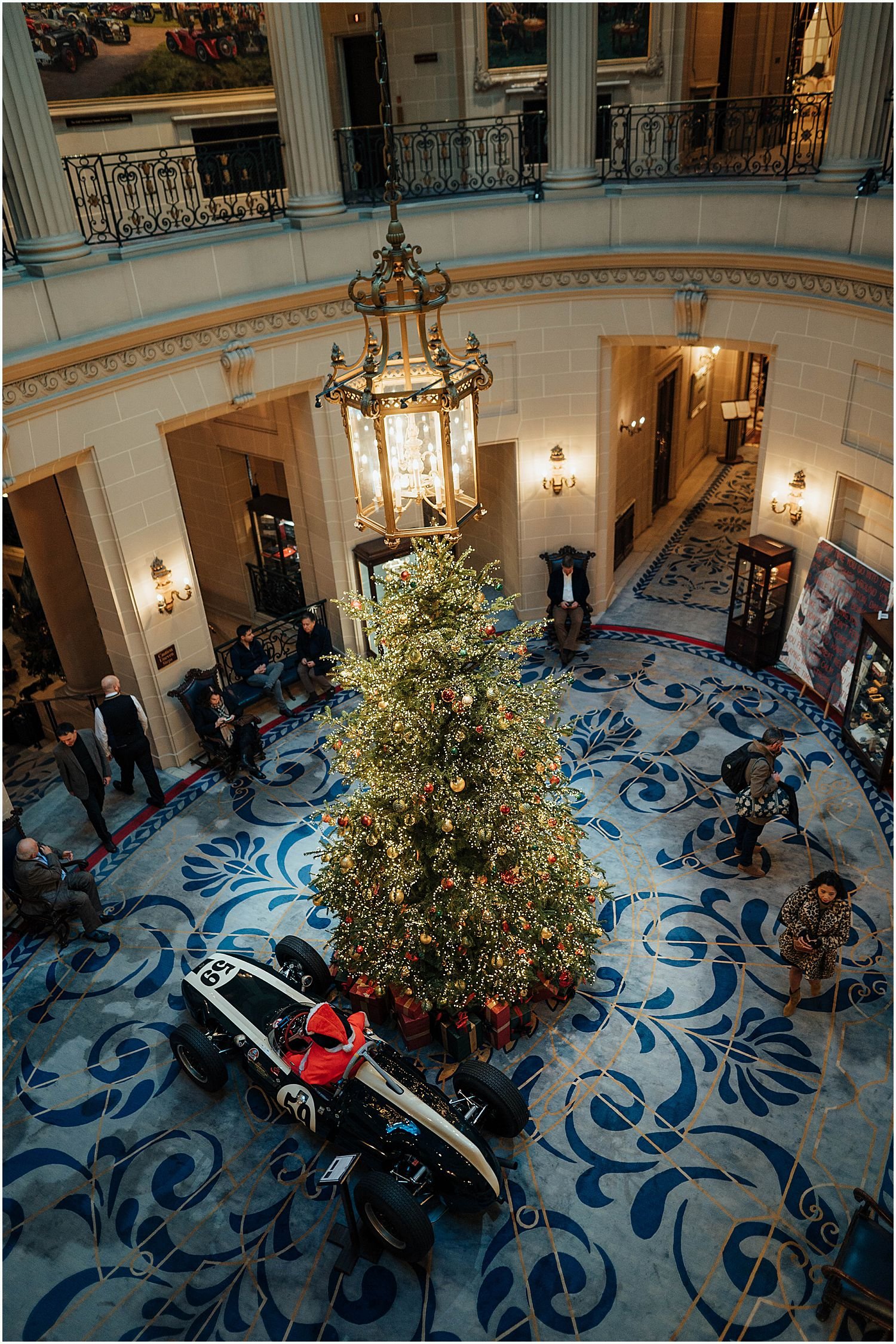 Christmas tree at Royal Automobile Club