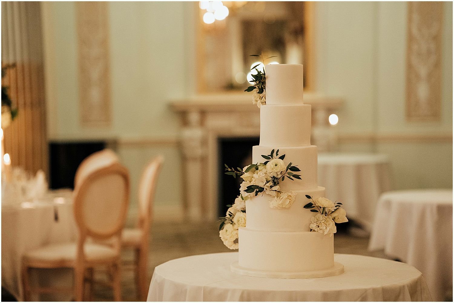 Wedding cake at Royal Automobile Club London