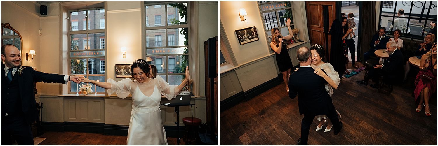First dance at Lady Ottoline pub in London