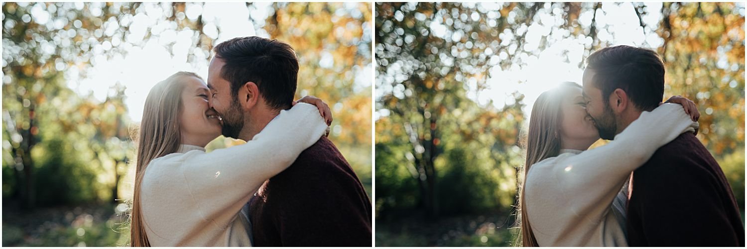 Autumn engagement session St James's Park London 