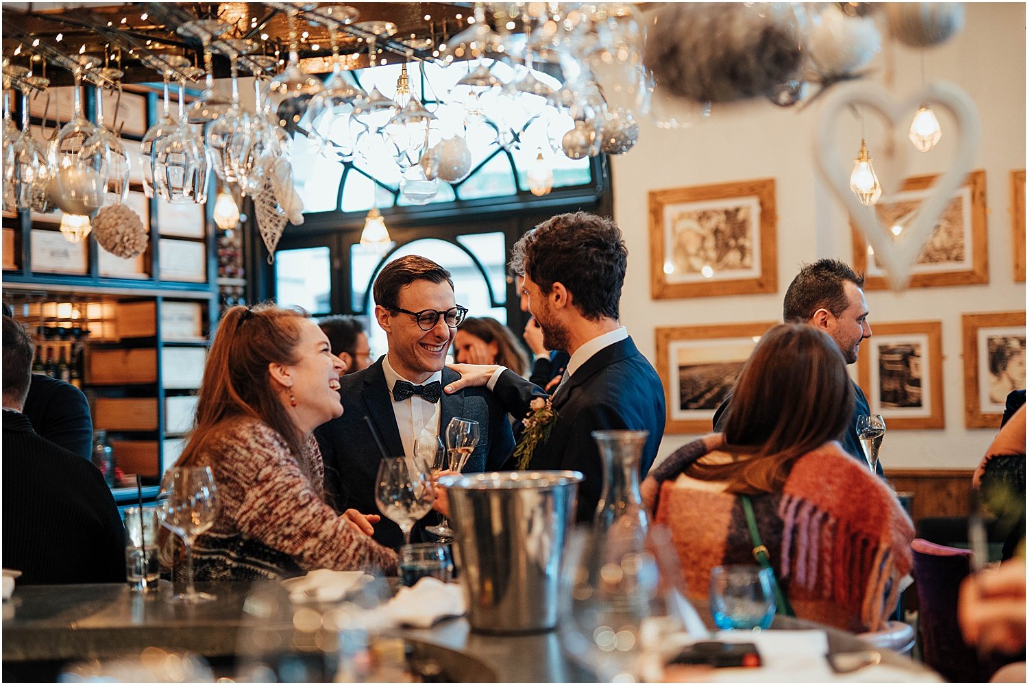 Wedding celebrations at Wine Workshop and Kitchen in Chelsea