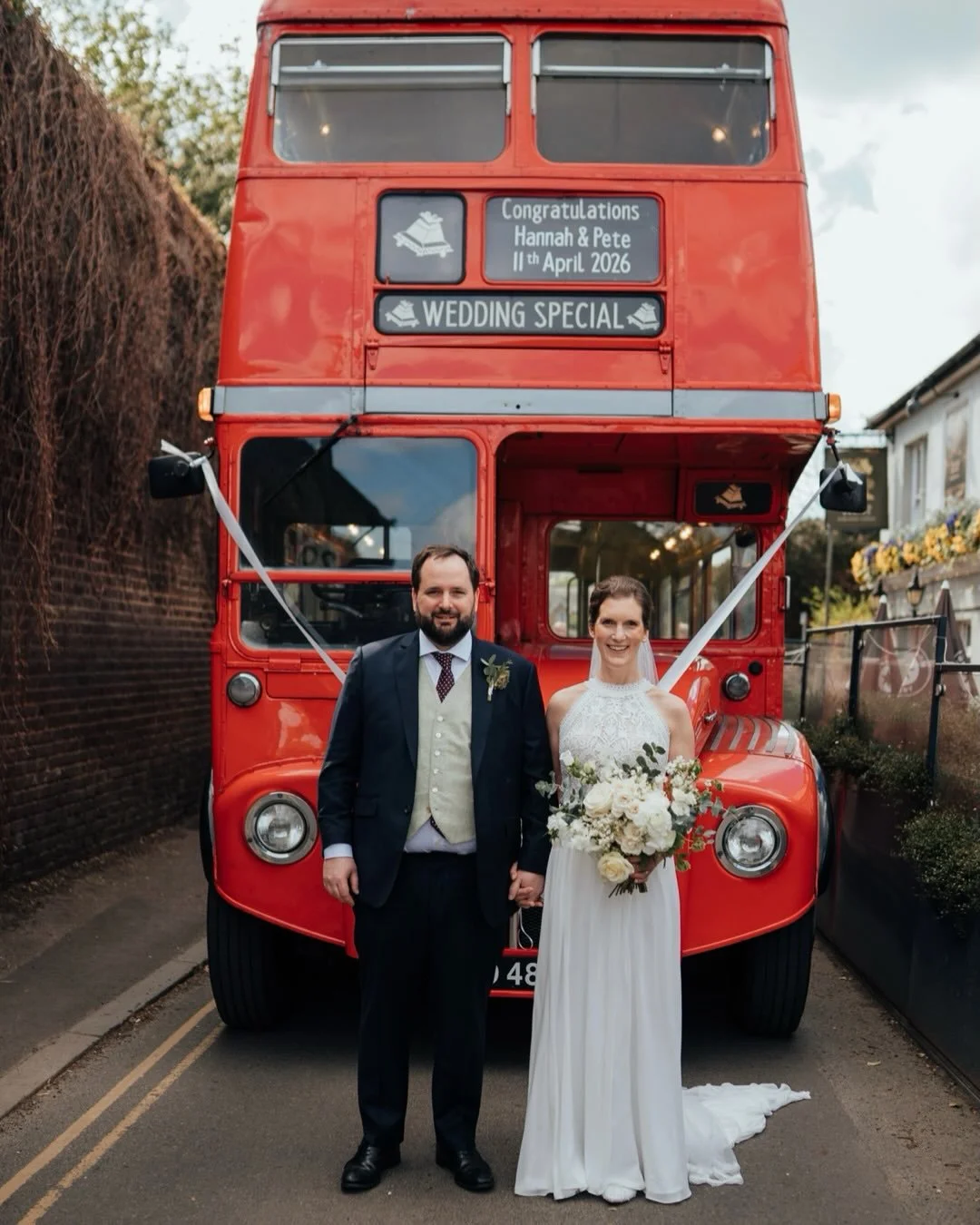 A perfect London spring wedding - April showers and all! Hannah and Pete married in Wimbledon last Saturday with their beautiful three boys, and the company of their friends and family who travelled from all over the world to celebrate with them. &he