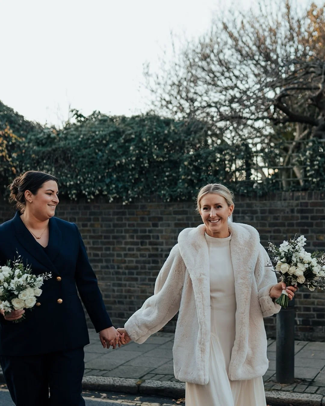f you are thinking that a summer wedding is not for you right now 🔥, here are some cool vibes (and inspiration) from Kerry and Vanessa&rsquo;s beautiful winter wedding last year.&hearts;️❄️&hearts;️. @sayidoislington @depotn7weddings 
.
.
.
Winter W