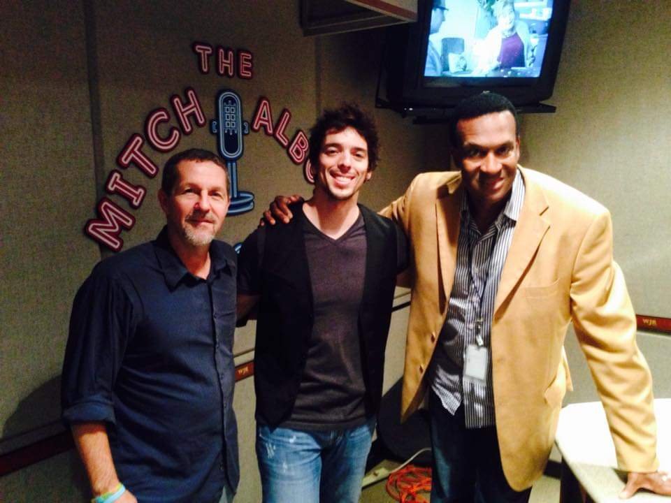 Sean Guerrero during his appearance on The Mitch Albom Show in Michigan