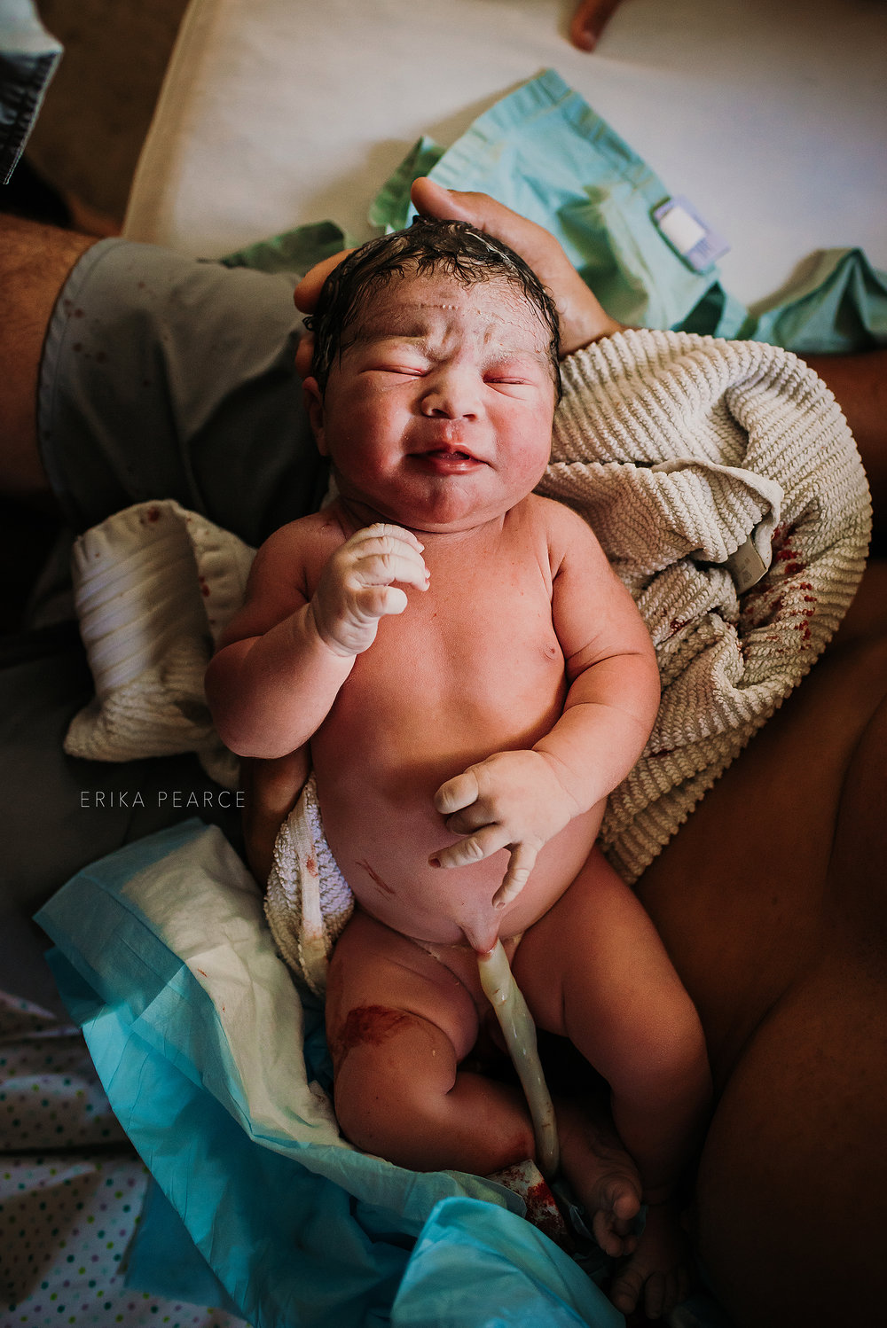 Erika Pearce Photography | Birth Experience Session | Louisiana | Northshore | Nola | Mandeville | Covington | Newborn Baby Birth Labor Photoshoot