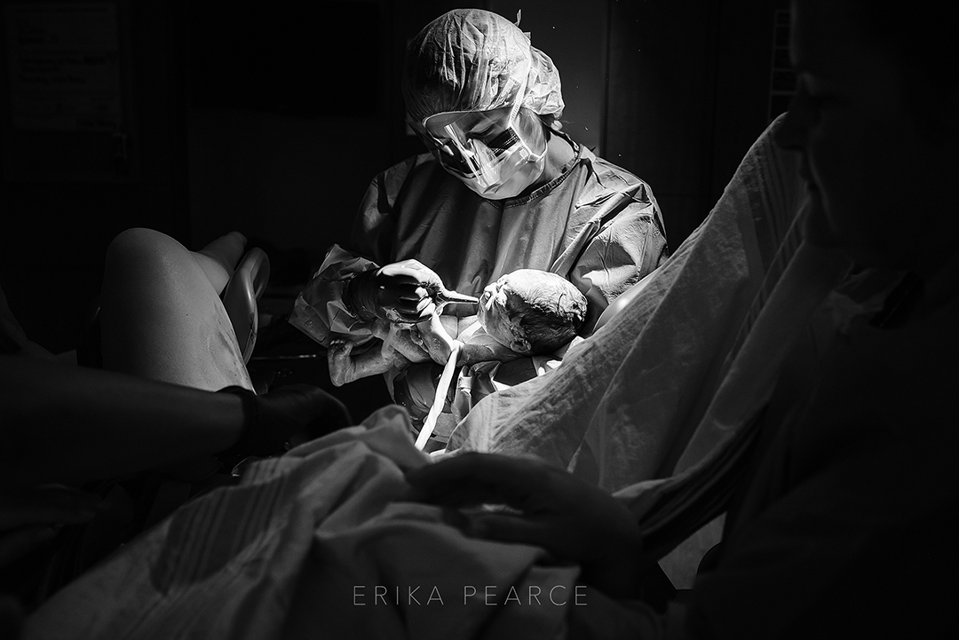 Erika Pearce Photography | Birth Experience Session | Louisiana | Northshore | Nola | Mandeville | Covington | Newborn Baby Birth Labor Photoshoot