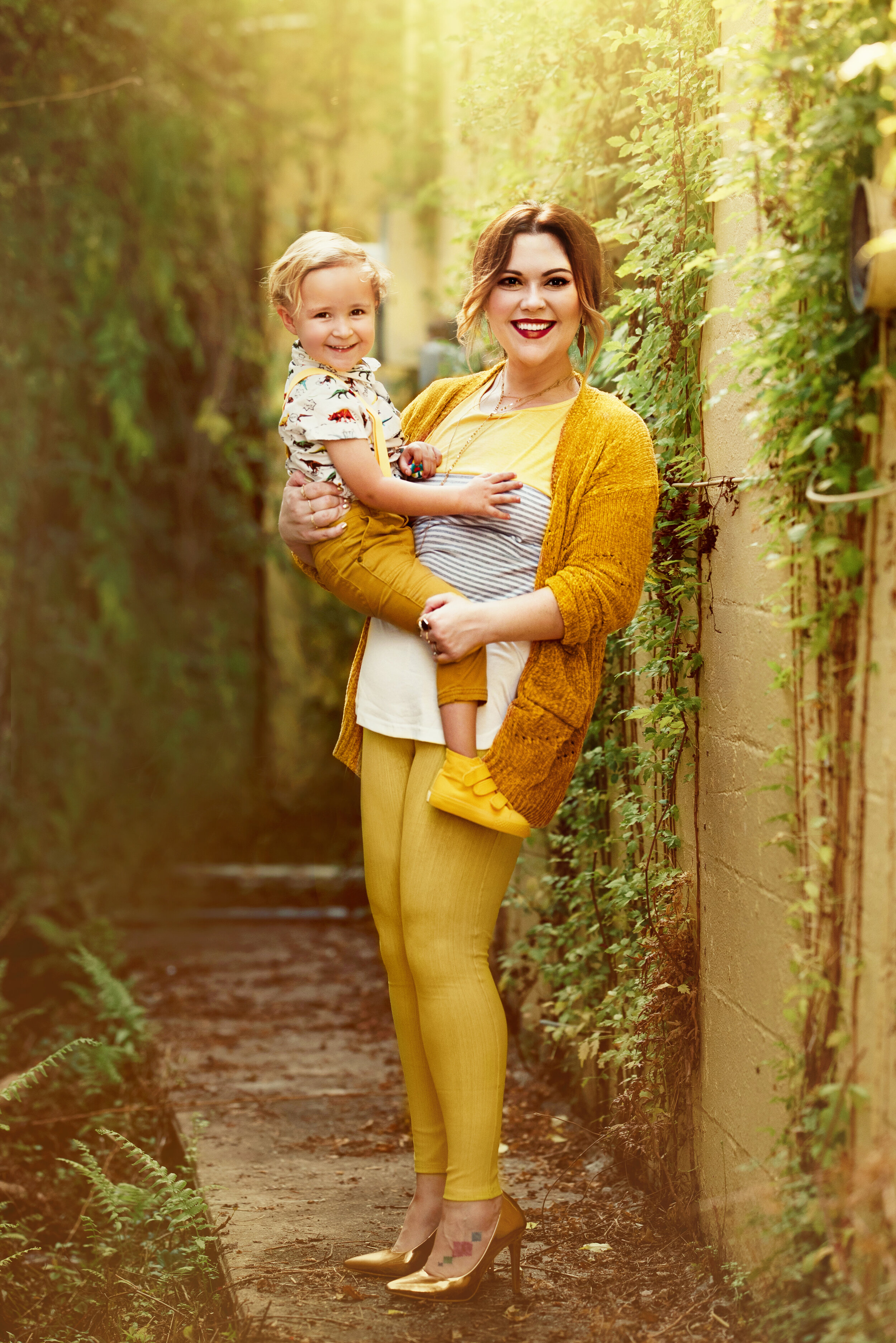 Erika Pearce Photography | Maternity and Birth | Youngest Son Ark Harrison Photoshoot | Kids in Color Yellow