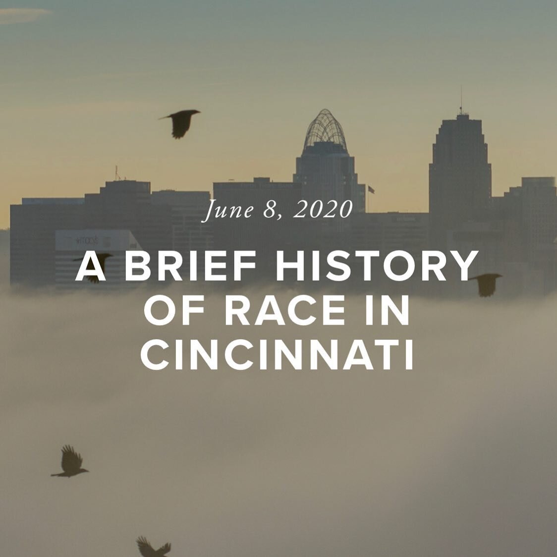 My love of Cincinnati doesn&rsquo;t ignore its failings. Like most cities, there are strains of ugliness that undermine the beauty of my hometown. Most significantly, I&rsquo;m saddened by how we&rsquo;ve dealt with issues of race. Recent days have l