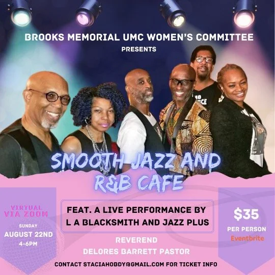 SMOOTH JAZZ & R&B CAFE FOR BROOKS MEMORIAL UMC WOMENS COMMITTEE