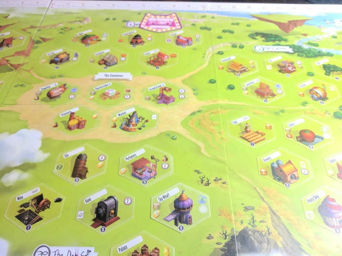 Our completed board.