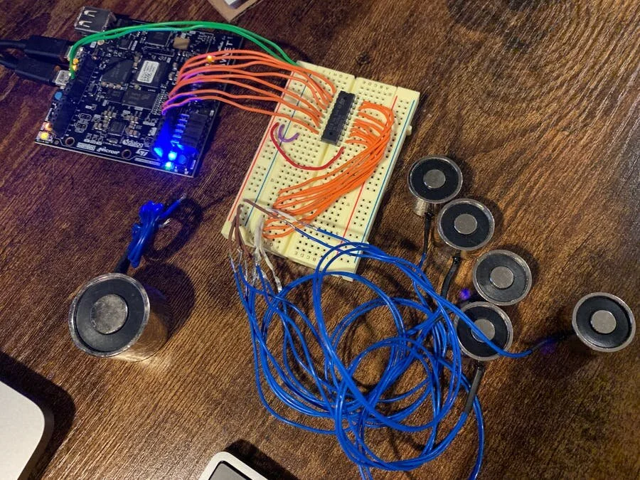 Driving Electromagnets with the MiniZed