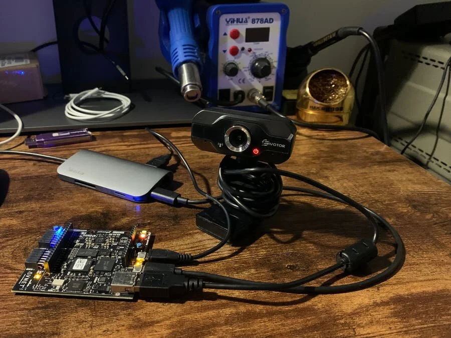 Using a USB Web Camera with the MiniZed