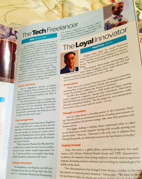 Being Featured in University At Buffalo Business Magazine