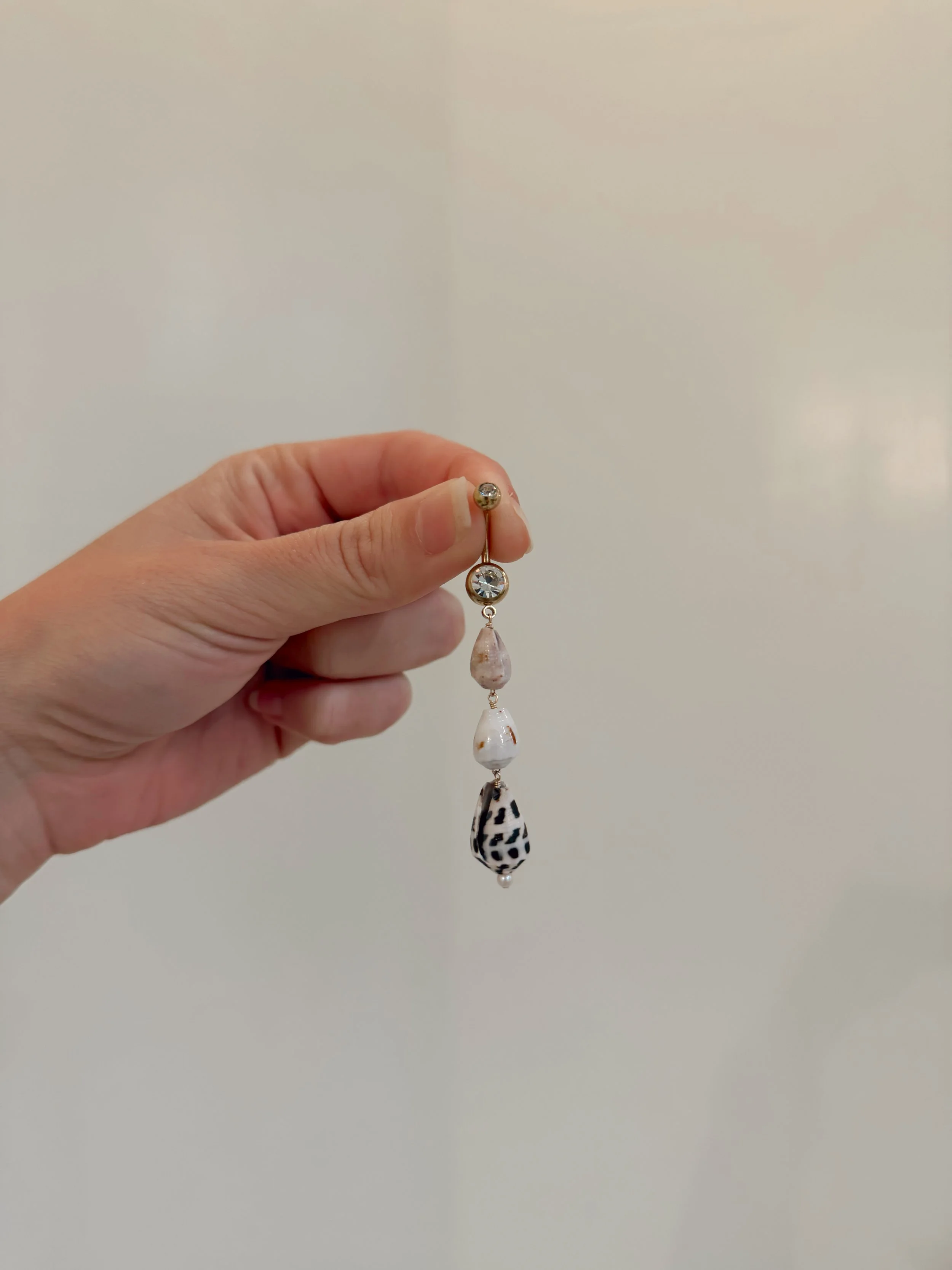 Triple Mini Cone Shell Piko Ring