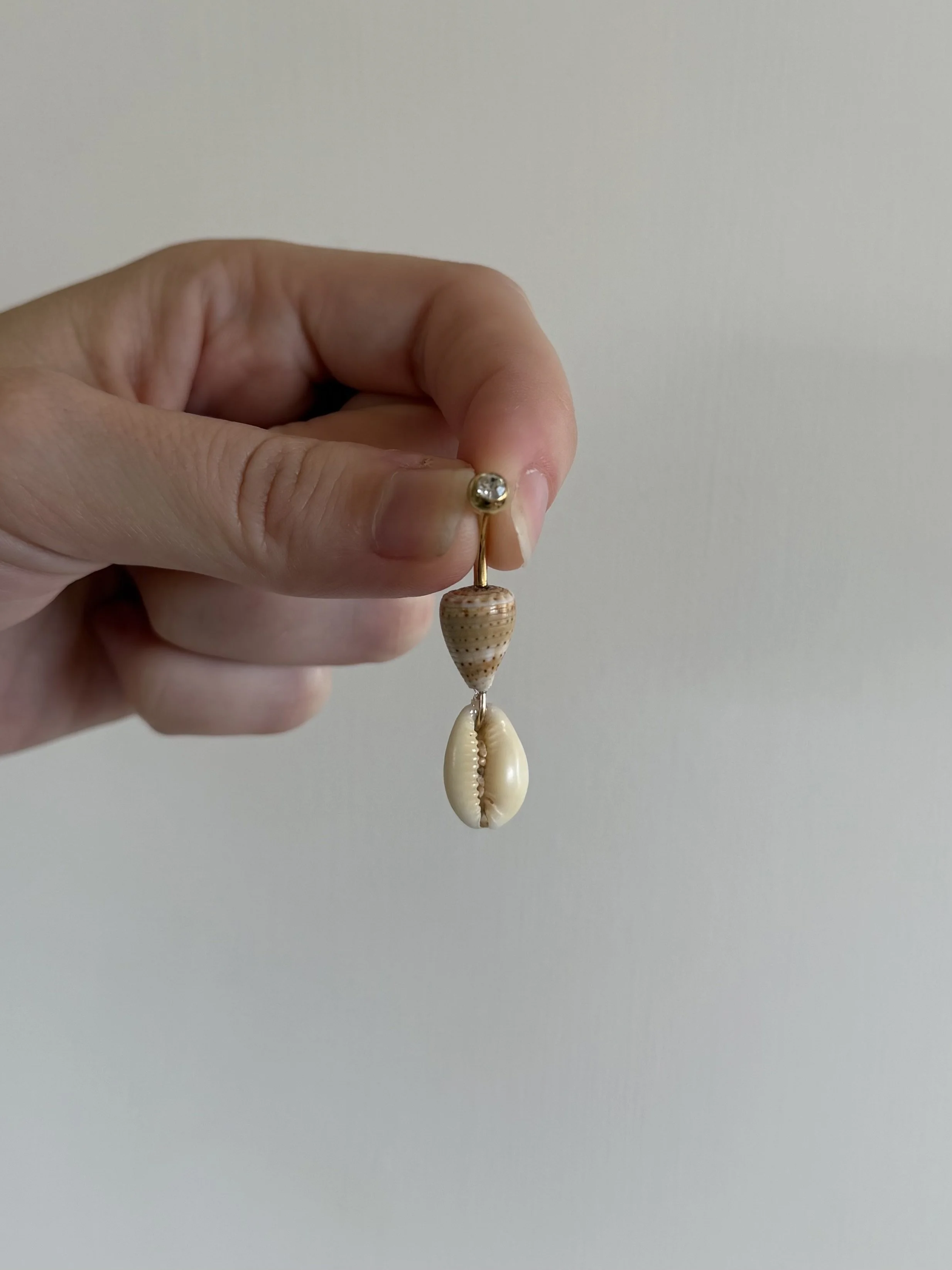 Cone Shell & Cowrie Shell Piko Ring