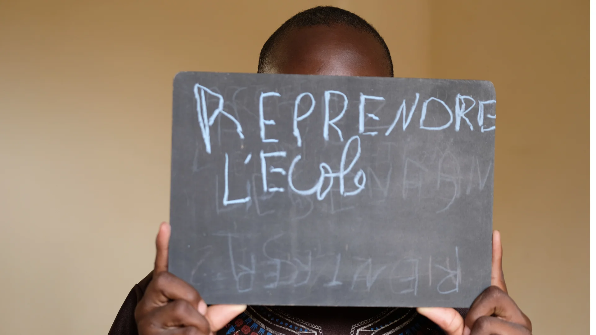Adama in Mopti is one of hundreds of children who have been displaced from homes and been separated from his parents. All he wants is to go back to school.
