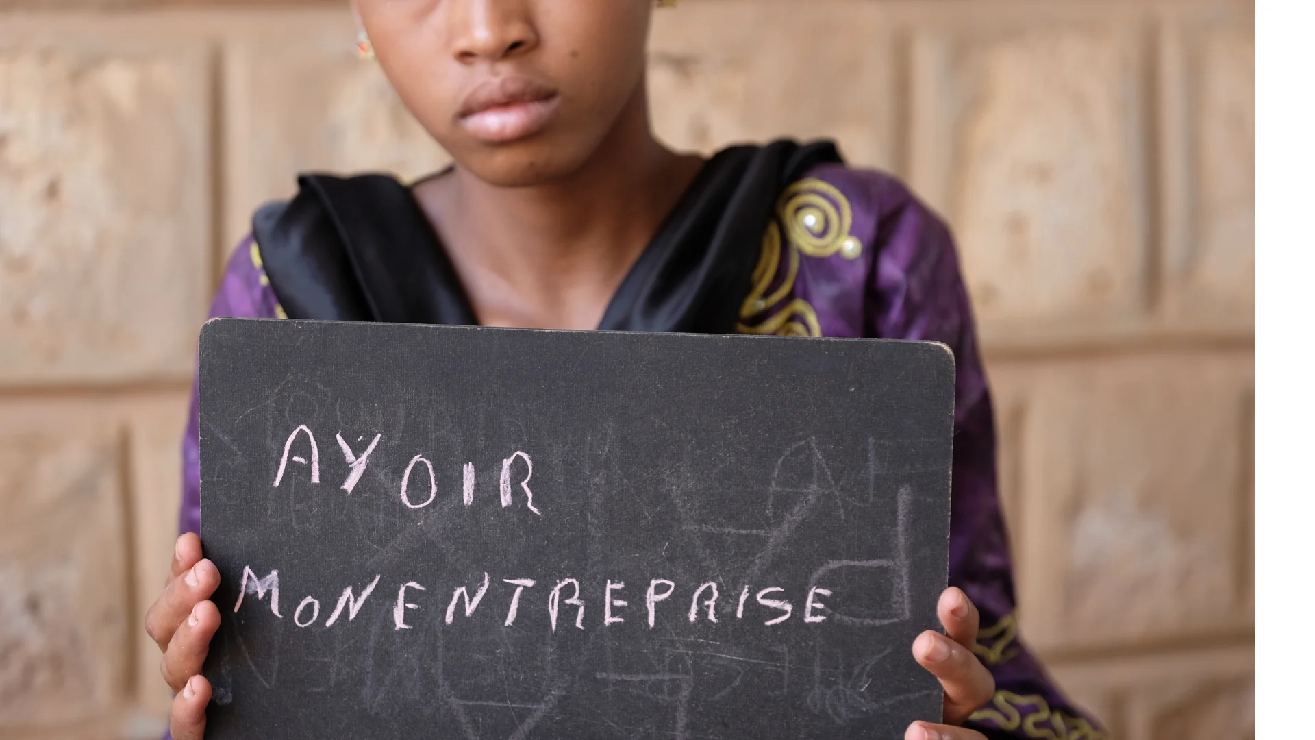 “I want to have my own business,” says Fatou. She was with parents when their village was attacked when the crisis in Mali broke out in 2012. They tried to flee in a pirogue, a traditional fishing boat, but the gunmen opened fire and killed her pare…