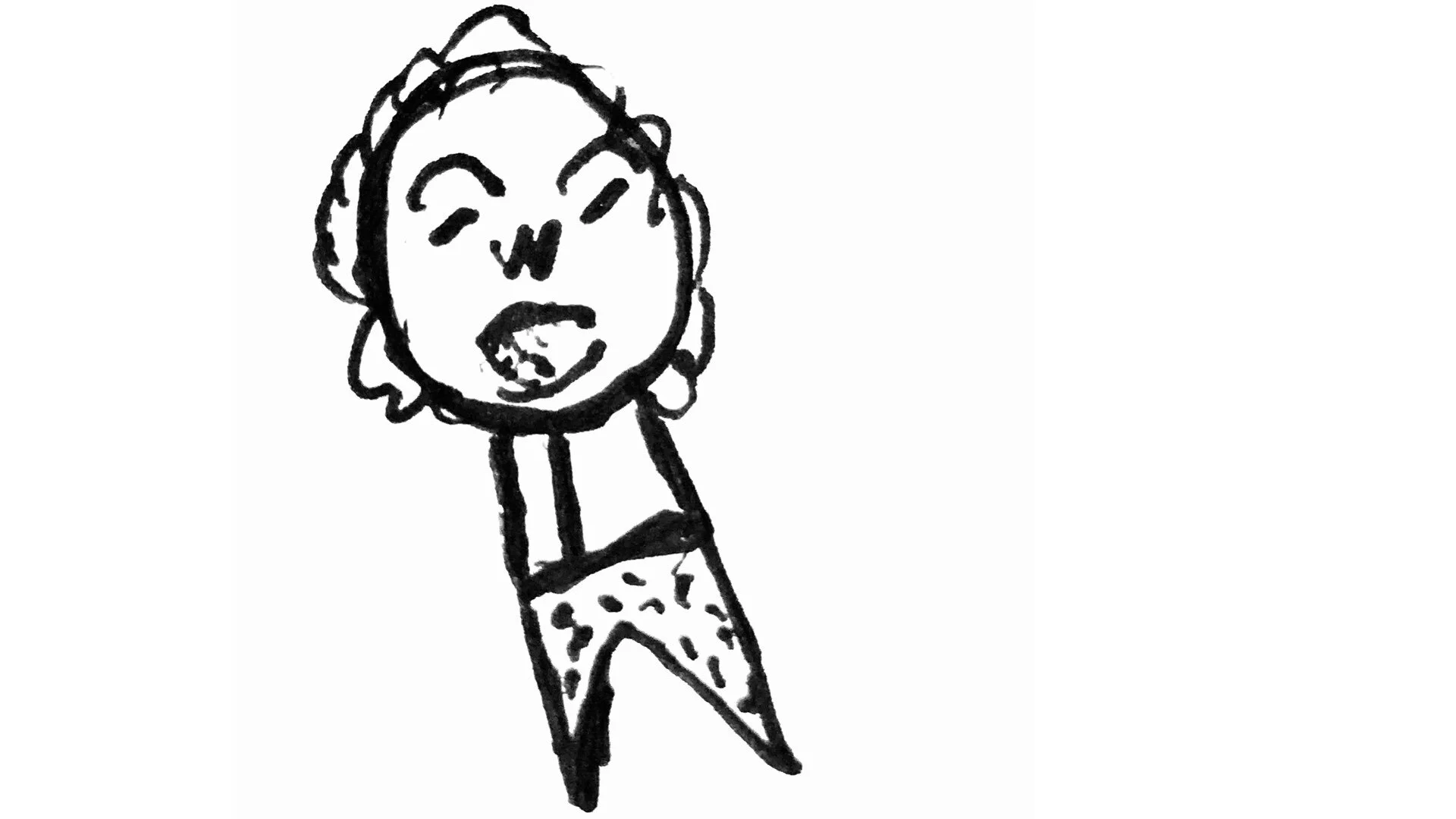 Drawing of a 12 year old boy who survived Ebola but suffered from stigmatization when he returned to school. “His friends were afraid of him and wouldn't play with him,” says Grâce his school principal. The school hosted special discussions to help …